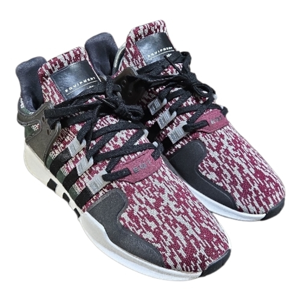 Adidas EQT Support ADV Black Purple White Running Shoes AC8002 Men's Size 7